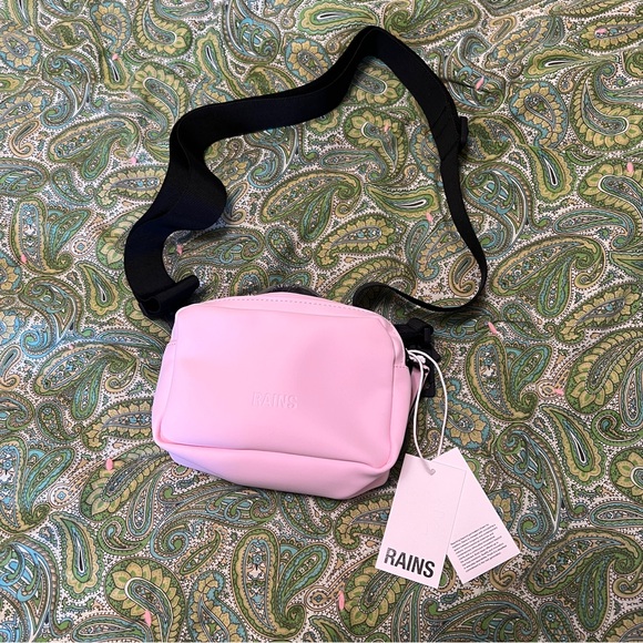 Rains Handbags - NWT Rains Box Bag Micro Pink Candy